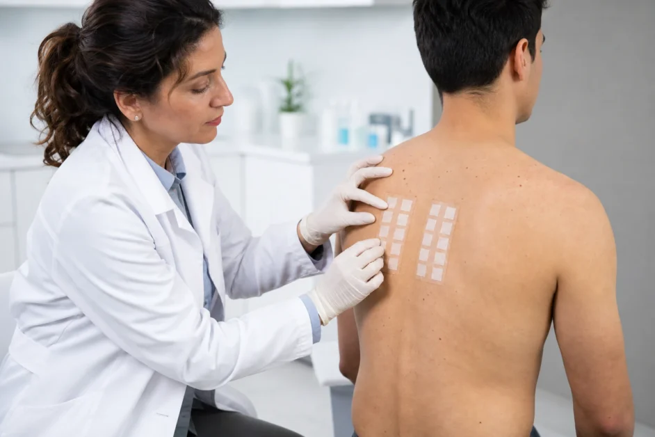 Test cutanei per allergia ai profumi eseguiti dal dermatologo