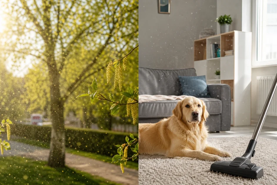 Allergia stagionale e rinite allergica da pollini e allergeni interni
