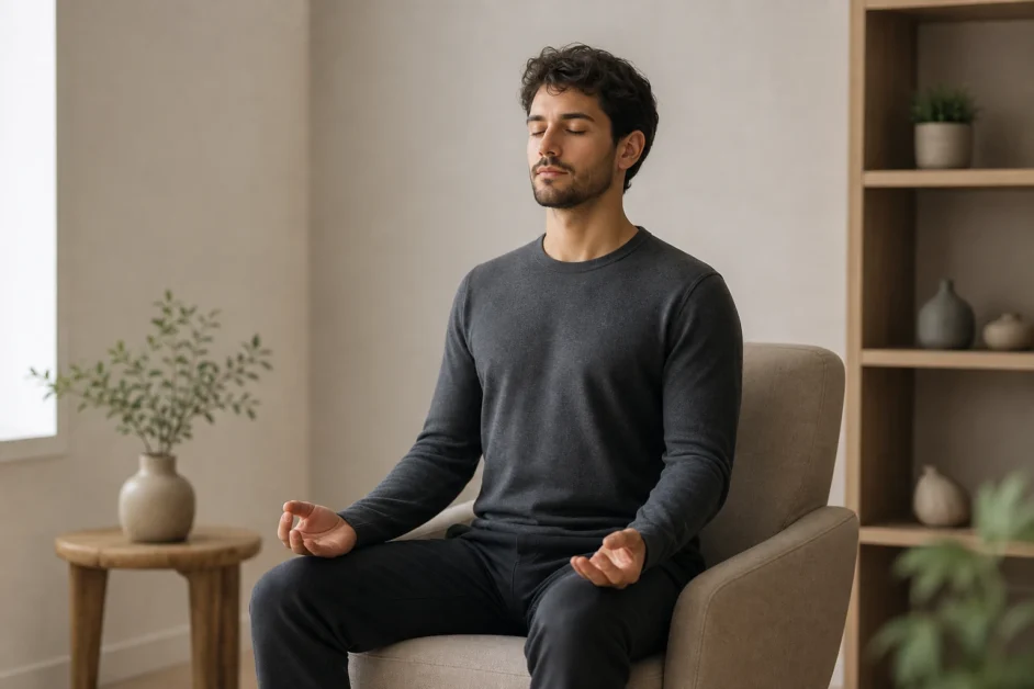 Posizione per meditare comoda e stabile per principianti